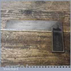 Vintage 6” Rabone No: 1908 Cast Steel Carpenters Try Square - Good Condition