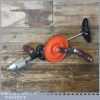 Vintage Stanley No: 905 Single Pinion Egg Beater Hand Drill - Good Condition