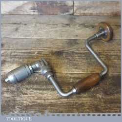 Vintage Stanley No: 78 Ratchet Carpenters Brace 10” Swing - Refurbished