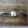 Early Antique Stanley Cast Steel Flat Soled Spokeshave - Good Condition