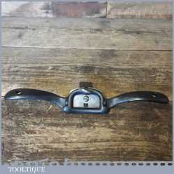 Antique Stanley Rule & Level Adjustable Throat Metal Spokeshave - Refurbished
