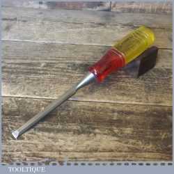 Vintage Marples 3/8” Firmer Chisel Shatterproof Handle - Good Condition