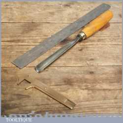 Large Vintage 11/16" Wide Deep Gouge Woodcarving Chisel