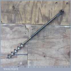 Vintage 1 ½” Ridgeway Scotch Barrel Eyed Timber Framing Auger Bit