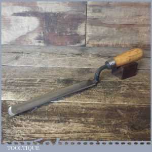 Vintage Sorby Pattern Makers 1 1/8” Cranked Firmer Gouge Paring Chisel - Fully Refurbished Vintage Sorby Pattern Makers 1 1/8” Cranked Firmer Gouge Paring Chisel - Fully Refurbished