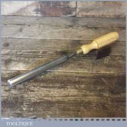 Vintage G Nurse & Co 7/8” forged Cast Steel Firmer Gouge Paring Chisel - Fully Refurbished