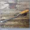 Vintage Marples Shamrock 13/16” Cranked Firmer Gouge Paring Chisel - Fully Refurbished