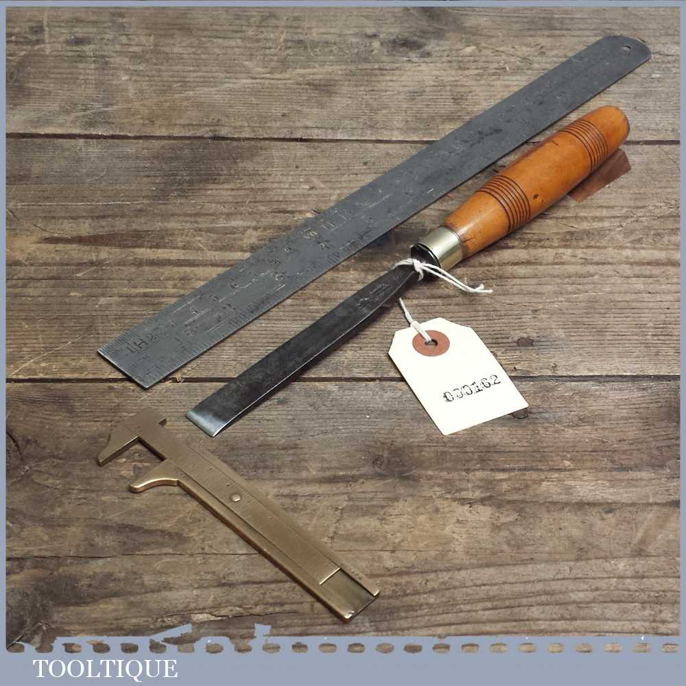 Vintage Forged Steel Carving Chisel by Murry of Manchester