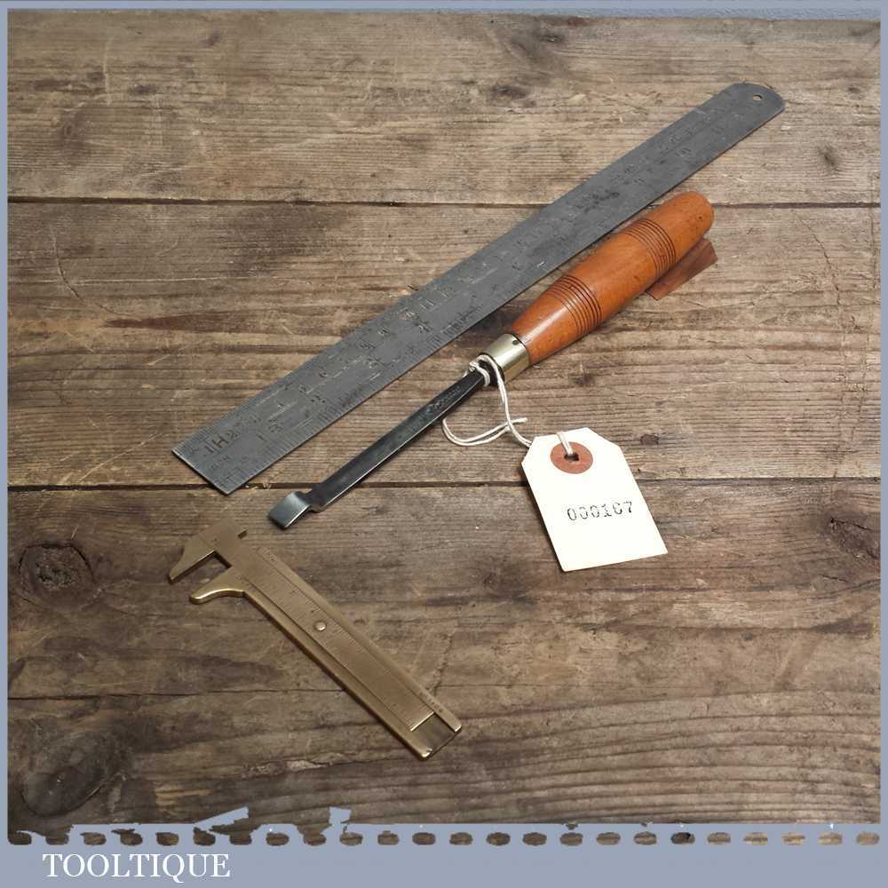 Vintage Forged Steel Carving Chisel By S J Addis of Sheffield