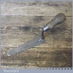Vintage T Monk Plasterers Round End Pointing Trowel - Good Condition