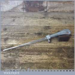 Vintage Eclipse Alloy Padsaw Handle With Saw Blade - Good Condition