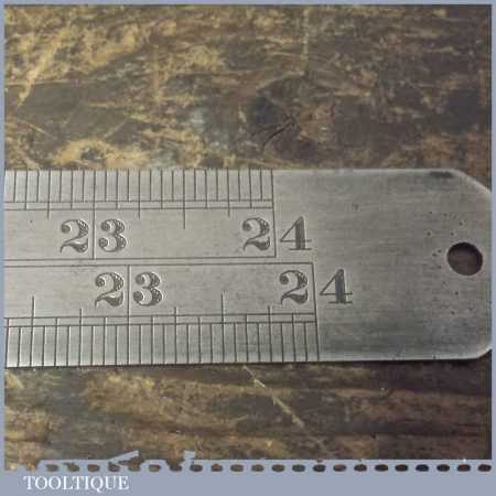 Vintage Chesterman 24” Imperial Steel Contraction Ruler No: 618D – Good ...