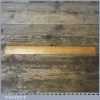 Vintage J A Reynolds & Co Birmingham Imperial & Metric 12″ Boxwood Scale Ruler