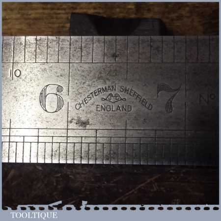 Vintage Chesterman Of Sheffield 24” Imperial Steel Ruler No: 310D ...