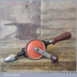 Stanley No: 803 Egg Beater Double Pinion Hand Drill - Good Condition