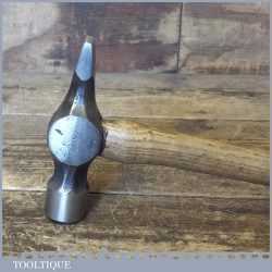Vintage No: 4 Cross Pein Cast Steel Hammer With Ash Handle - Good Condition