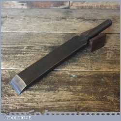 Vintage Shipwrights Hand Forged 1 9/16” Firmer Chisel - Rolled Steel Edge