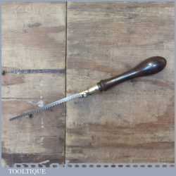 Vintage Rosewood & Brass Padsaw Good Blade - Good Condition