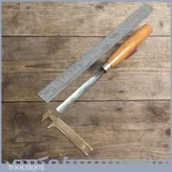 Vintage Forged Steel Carving Chisel By C HILL Of Sheffield - Sharpened & Honed