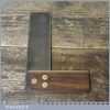 Vintage Carpenters Rosewood And Brass 6 ½” Try Square - Good Condition