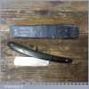 Rare Antique Crown & Sword TM Cut Throat Razor Solingen Germany Carl Friedrich Ern