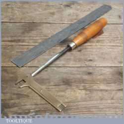 Vintage Forged Steel Carving Chisel By S J ADDIS Of Sheffield