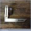 Vintage Amilmet All In One Engineers Metal Try Square And Bevel - Good Condition