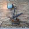 Vintage Steampunk Industrial Machinists Steel Anglepoise Light Lamp - PAT Tested