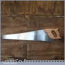 Vintage 24” Spear And Jackson Rip Hand Saw 6 TPI - Fully Refurbished