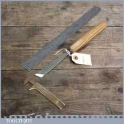 Vintage Forged Steel Carving Chisel By Pfiel Of Switzerland