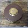 Vintage Draper Of Germany No. 209N 66 ft Tape Measure - Good Condition