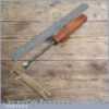 Vintage Forged Steel Spoon Gouge Carving Chisel - Carpenters Tool