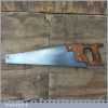 Vintage 18” Spear And Jackson Sheffield Cross Cut Panel Hand Saw 7 TPI - Sharpened