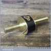 Unusual Vintage Sheffield Ebony Brass Stemmed Mortice Gauge - Good Condition