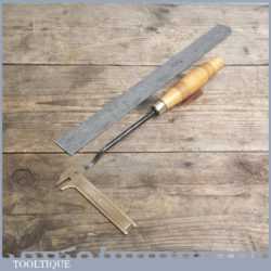 Vintage Forged Steel Carving Chisel By S J ADDIS Of Sheffield