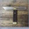 Vintage Chesterman Rosewood Brass 8" Sliding Bevel - Good Condition