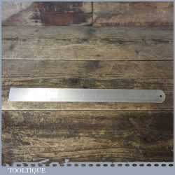 Vintage Chesterman 12” Imperial Steel Ruler No: 312D - Good Condition