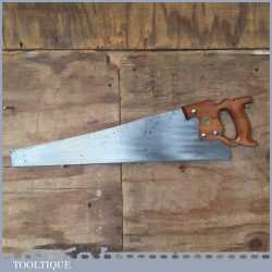 Vintage 22” Henry Disston Canada Rip Saw 9 TPI - Fully Refurbished Sharpened