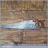 Vintage J Tyzack & Son Machine Ground 24” Cross Cut Hand Saw 6 TPI - Sharpened