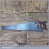 Vintage Philadelphia Henry Disston 26 ½” Rip Hand Saw 6 TPI - Sharpened Refurbished