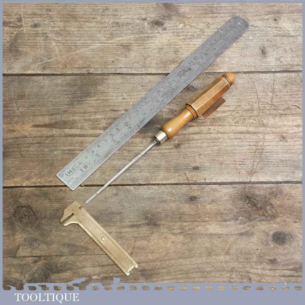 Vintage Forged Steel Carving Chisel By William Marples Of Sheffield