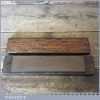 Vintage Washita 9" X 2" Oil Stone In Nice Pine Box - Lapped Flat