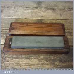 Vintage 8” x 2” Medium Grit Carborundum Oil Stone - Good Condition