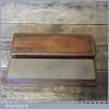 Vintage 8” x 2” Medium Grit Carborundum Oil Stone in Box - Good Condition