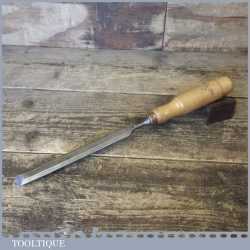 Vintage Buck Bros USA Pattern Makers 3/4” Wide Bevel Edge Paring Chisel - Sharpened