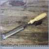 Vintage Ward & Payne 1 7/16” pattern makers bevel edge chisel