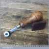 Vintage Leatherworking No: 6 Fudge Wheel Beech Handle - Good Condition