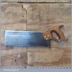 Vintage Spear And Jackson 12” Steel Back Tenon Saw 13 Tpi - Fully Refurbished