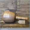 Nice Vintage Woodcarving Mallet With 4” Wide Head - Lightly Condition