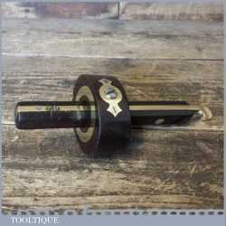 Vintage Rosewood And Brass Mortise Gauge - Fully Refurbished